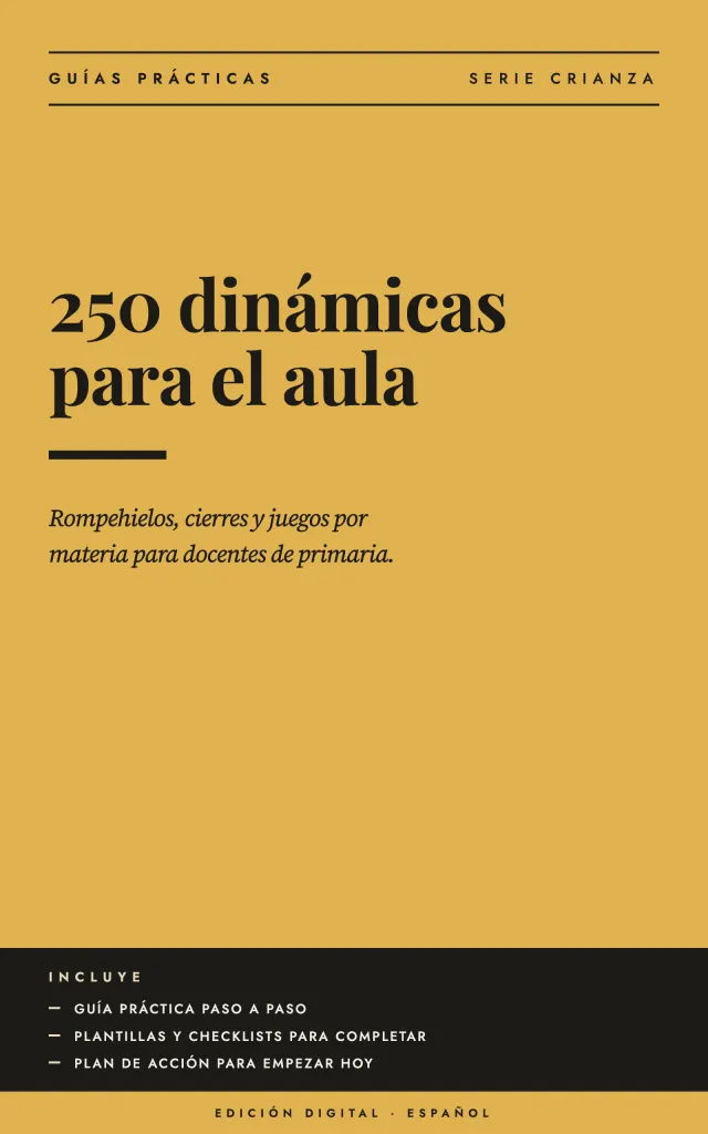 Portada de 250 dinámicas para el aula