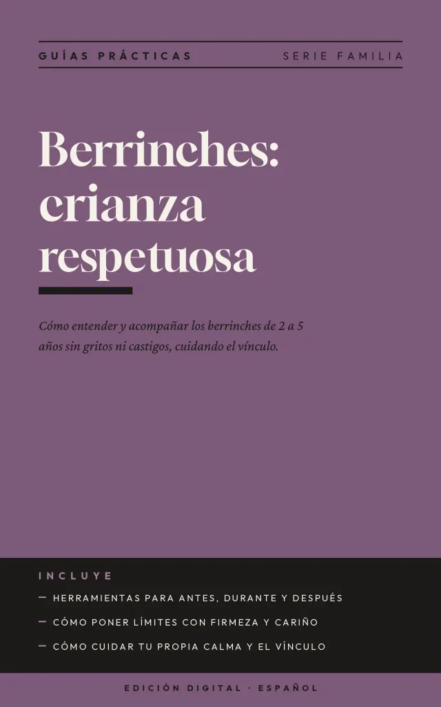 Portada de Berrinches: crianza respetuosa de 2 a 5 años