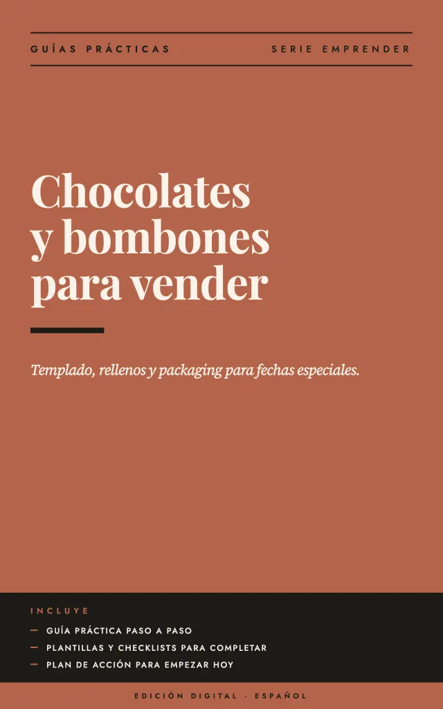 Portada de Chocolates y bombones para vender