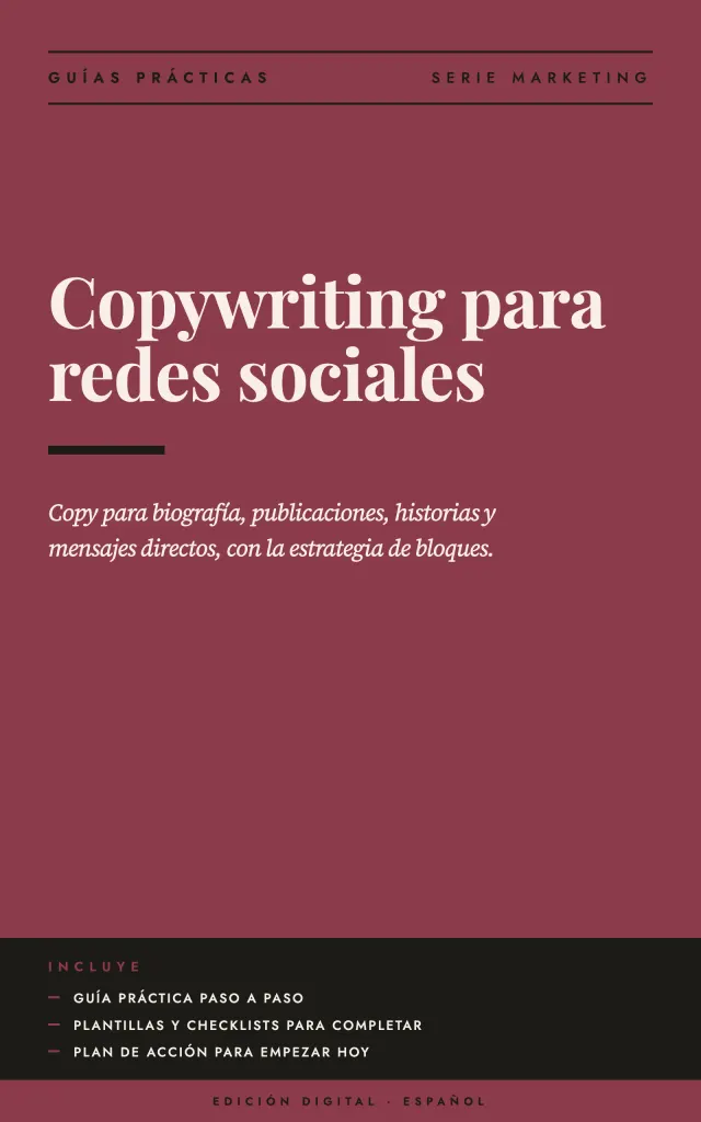 Portada de Copywriting para redes sociales