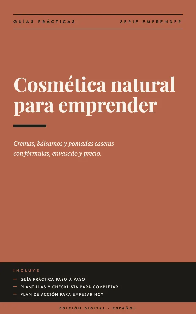Portada de Cosmética natural para emprender