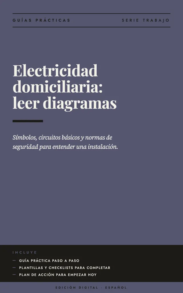 Portada de Electricidad domiciliaria: leer diagramas