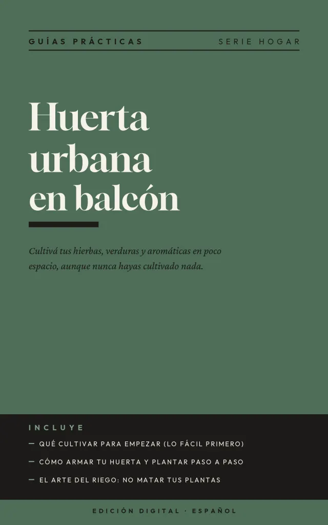 Portada de Huerta urbana en balcón