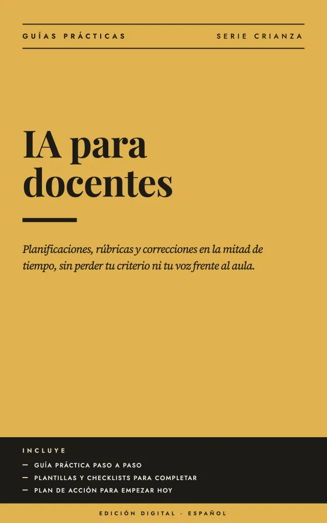 Portada de IA para docentes