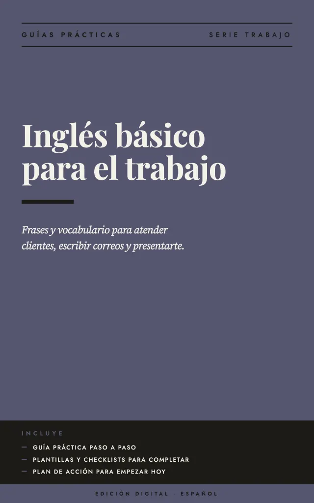 Portada de Inglés básico para el trabajo