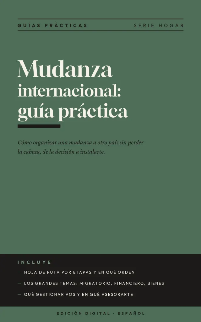 Portada de Mudanza internacional: guía práctica