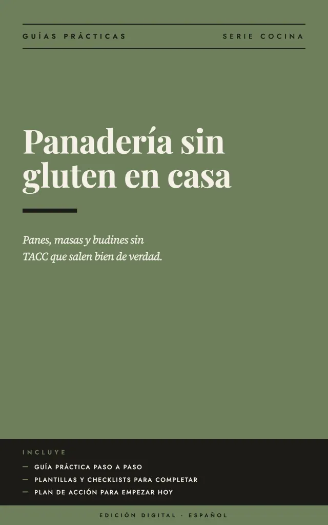 Portada de Panadería sin gluten en casa