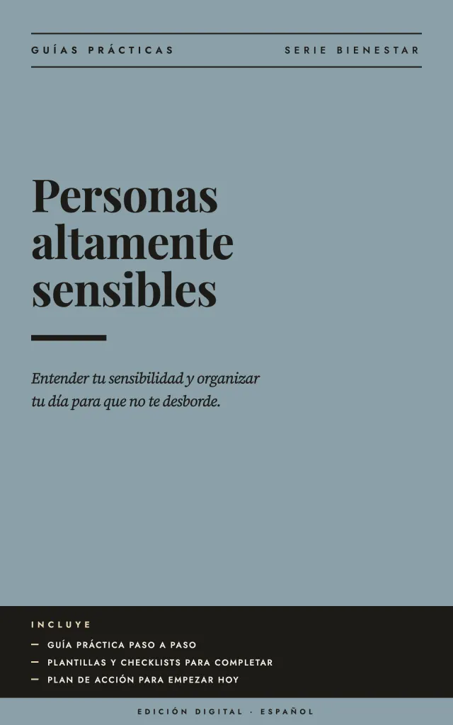 Portada de Personas altamente sensibles