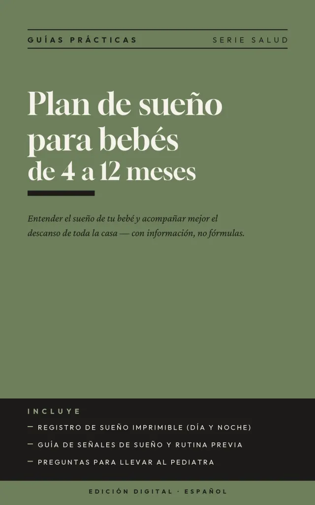 Portada de Plan de sueño para bebés de 4 a 12 meses