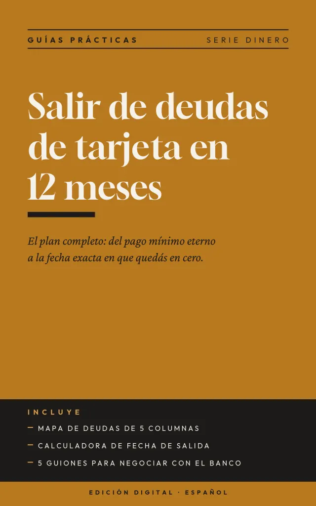 Portada de Salir de deudas de tarjeta en 12 meses