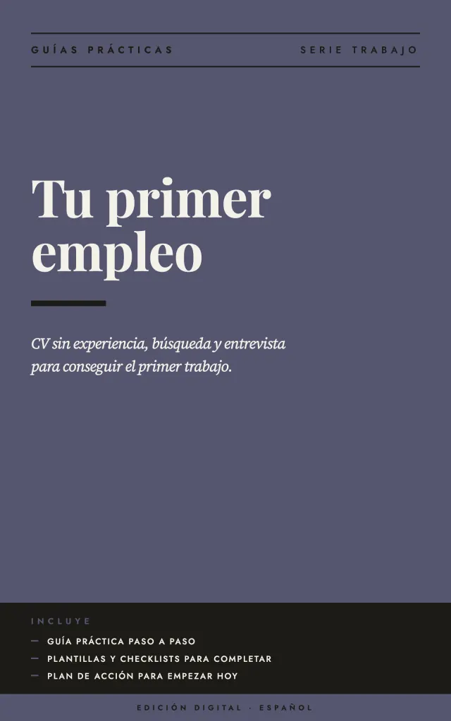 Portada de Tu primer empleo