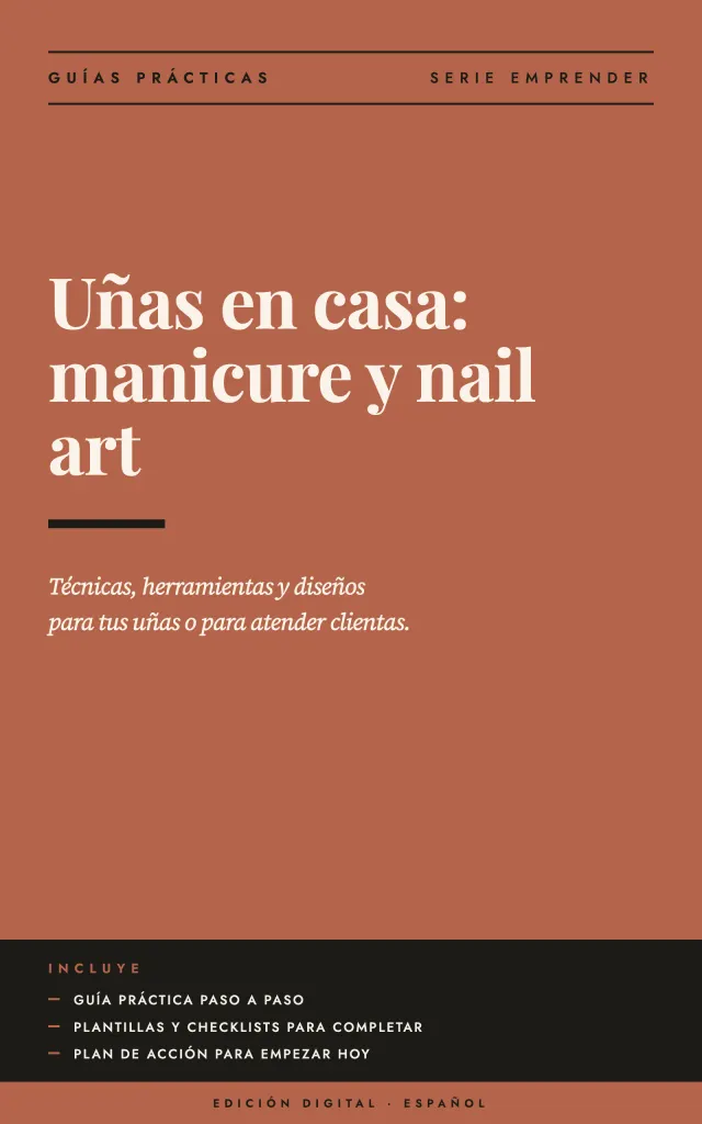 Portada de Uñas en casa: manicure y nail art