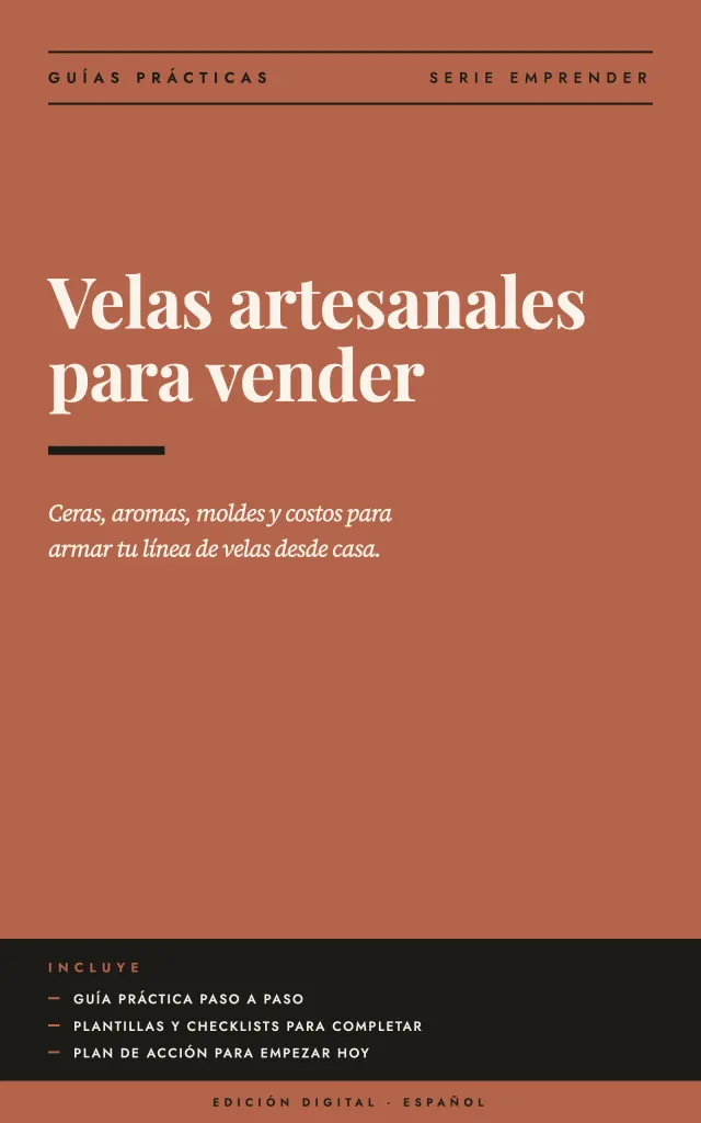 Portada de Velas artesanales para vender
