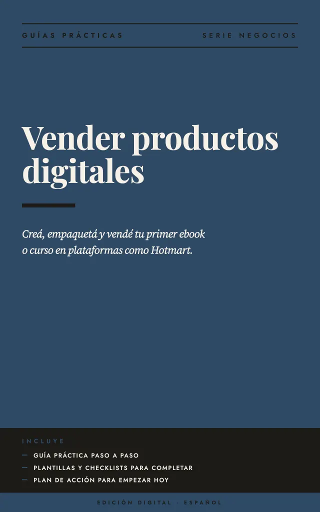 Portada de Vender productos digitales