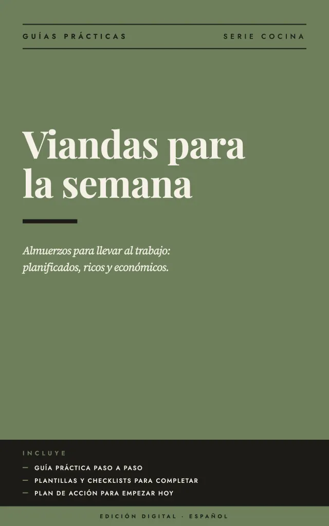 Portada de Viandas para la semana
