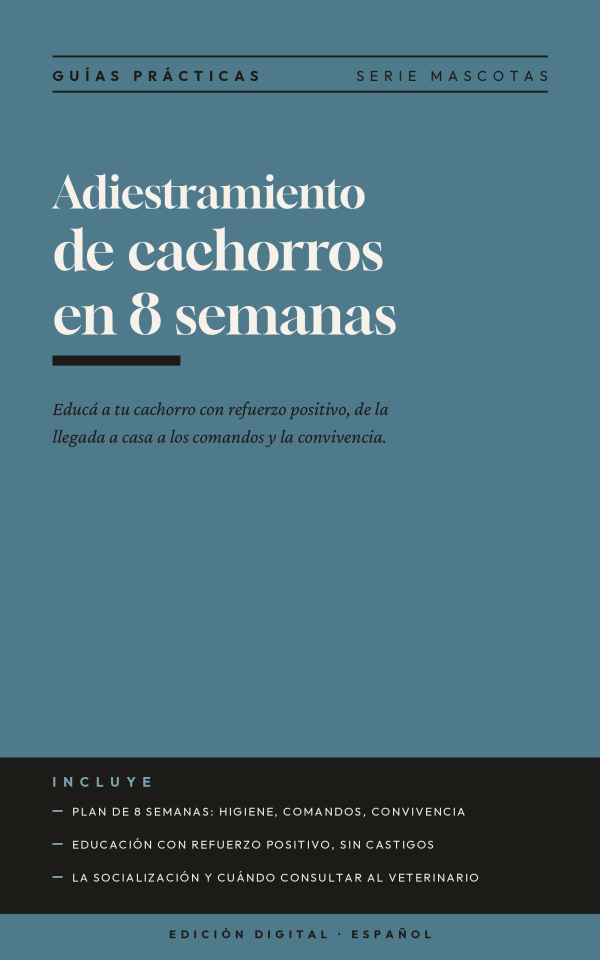 Adiestramiento de cachorros en 8 semanas