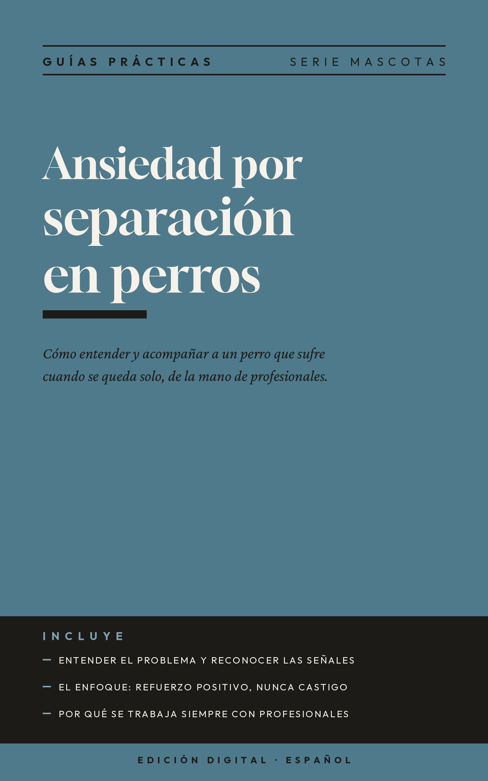 Ansiedad por separación en perros