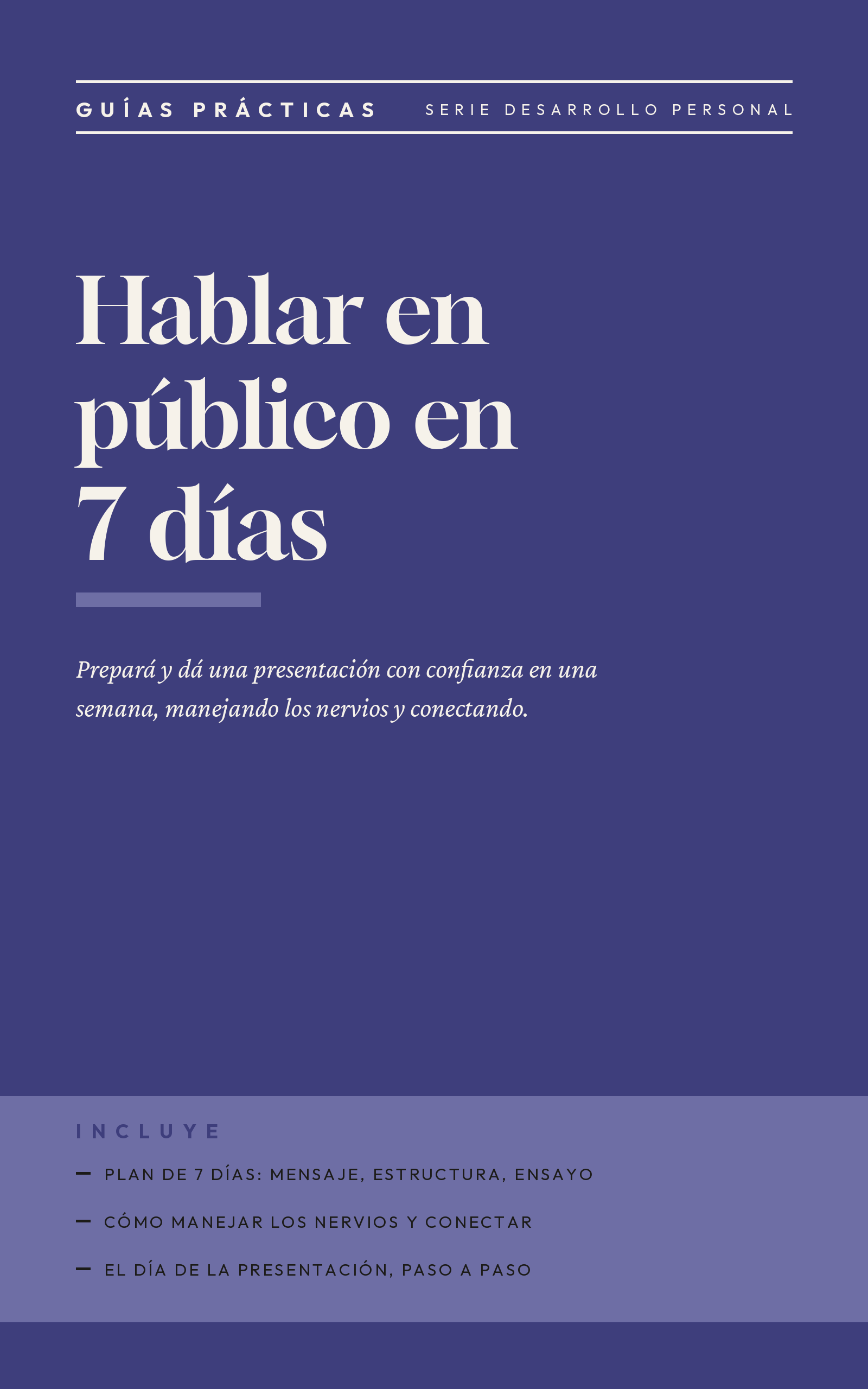 Hablar en público en 7 días