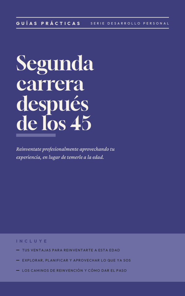 Segunda carrera después de los 45